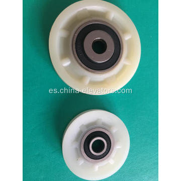 Rodillo de cuerda de alambre para puerta de ascensor Fermator de 64 mm y 47 mm